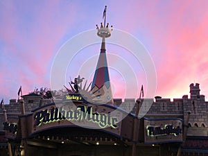 Mickeys Philharmagic at Walt DisneyÃ¢â¬â¢s Magic Kingdom Park, near Orlando, in Florida